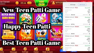 Happy Teen Patti || New Teen Patti Vungo Unlimited Bonus Loot || Best Teen Patti Game App screenshot 4