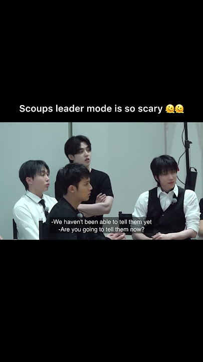 His leader mode is literally so scary 😭❤ #scoups #seungcheol #seventeen #svt #shorts