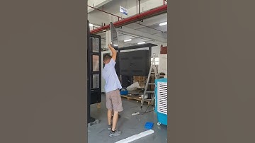 large format outdoor display assembly #machine #digitaladvertising #cnc #outdooradvertisement