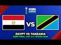 EGYPT VS TANZANIA SEMI FINAL CAF U17 AFRICA CUP OF NATIONS 2026 PREVIEW PREDICTIONS 