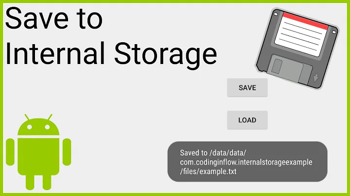 Write Text File to Internal Storage - Android Studio Tutorial