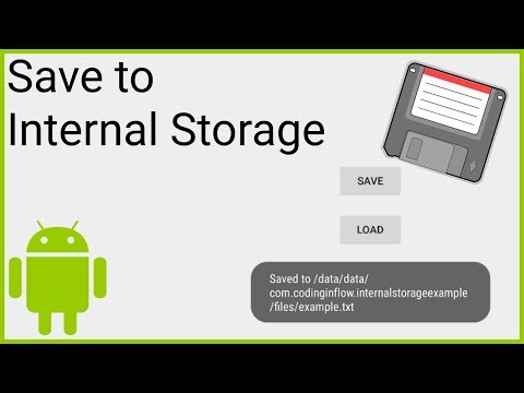 Write Text File to Internal Storage - Android Studio Tutorial