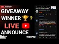 50₹ Giveaway winner 🏆 announce | #live #techpad