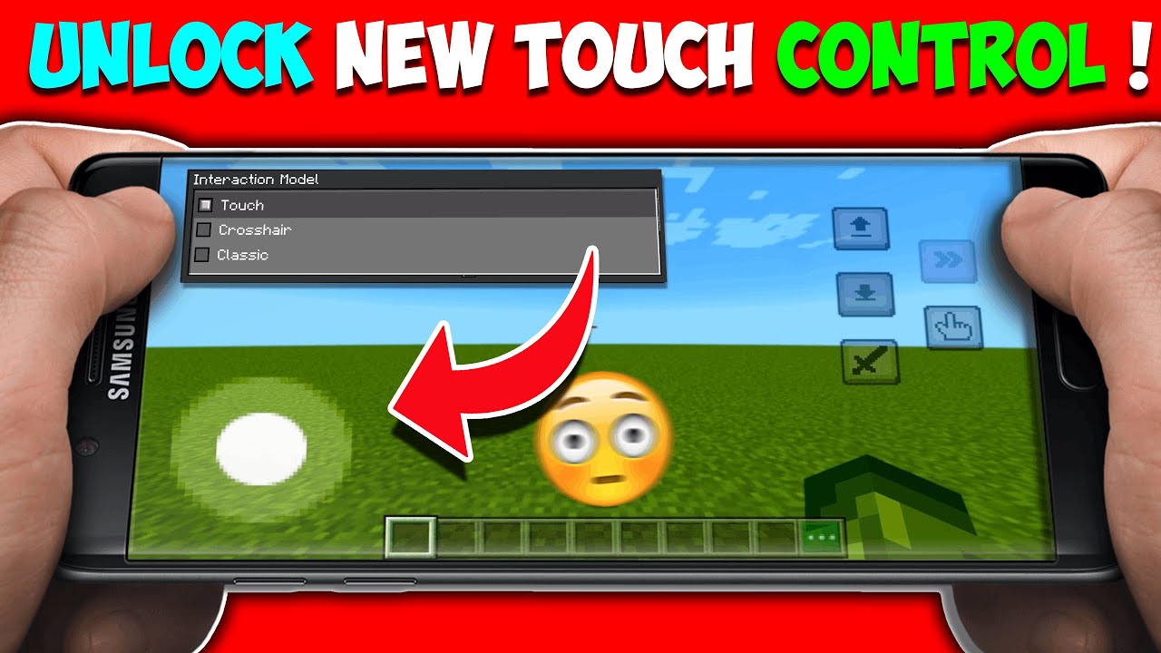 How To ENABLE New MCPE Touch Controls! - Minecraft Bedrock Edition 