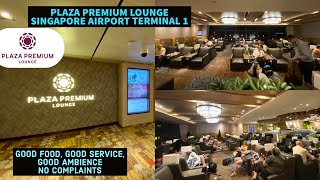 Plaza Premium Lounge at Singapore Airport Terminal 1 Review