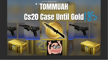 CS20 Case Until Gold [185] #cs2 #tommuah #gaming #caseopening #csgo