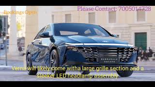 A New Hyundai Verna Generation 2023