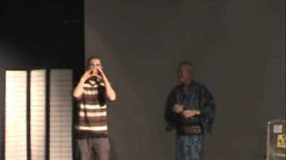 Jasuo HORI kaj Toŝinobu ARAI en Le Mans 2