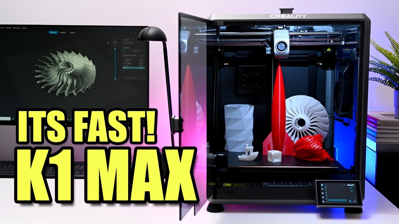 INSANE PRINTING SPEEDS! K1 MAX 3D PRINTER 