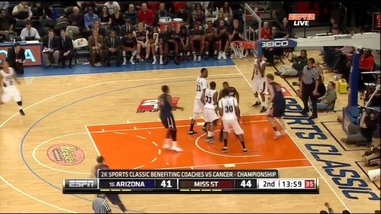 Josiah Turner shows glimpses vs Mississippi State (18th Nov 2011)