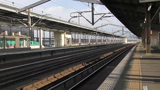 E2系新幹線 J66編成 やまびこ208号 東京行き 那須塩原駅に入線シーン
