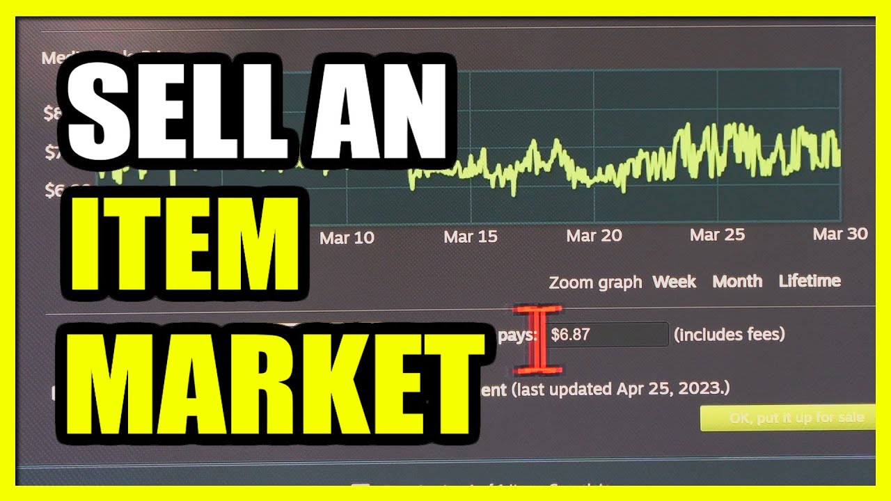 How to Sell an ITEM on the STEAM Market Place (Make Money)