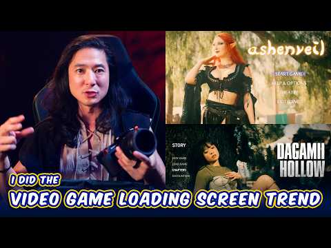 I Recreated the Viral Video Game Loading Screen Trend at Ren Faire