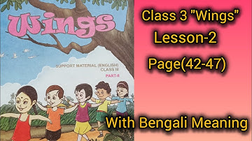 Class-3 "Wings".Lesson-2.Page(42-47).#learnenglish