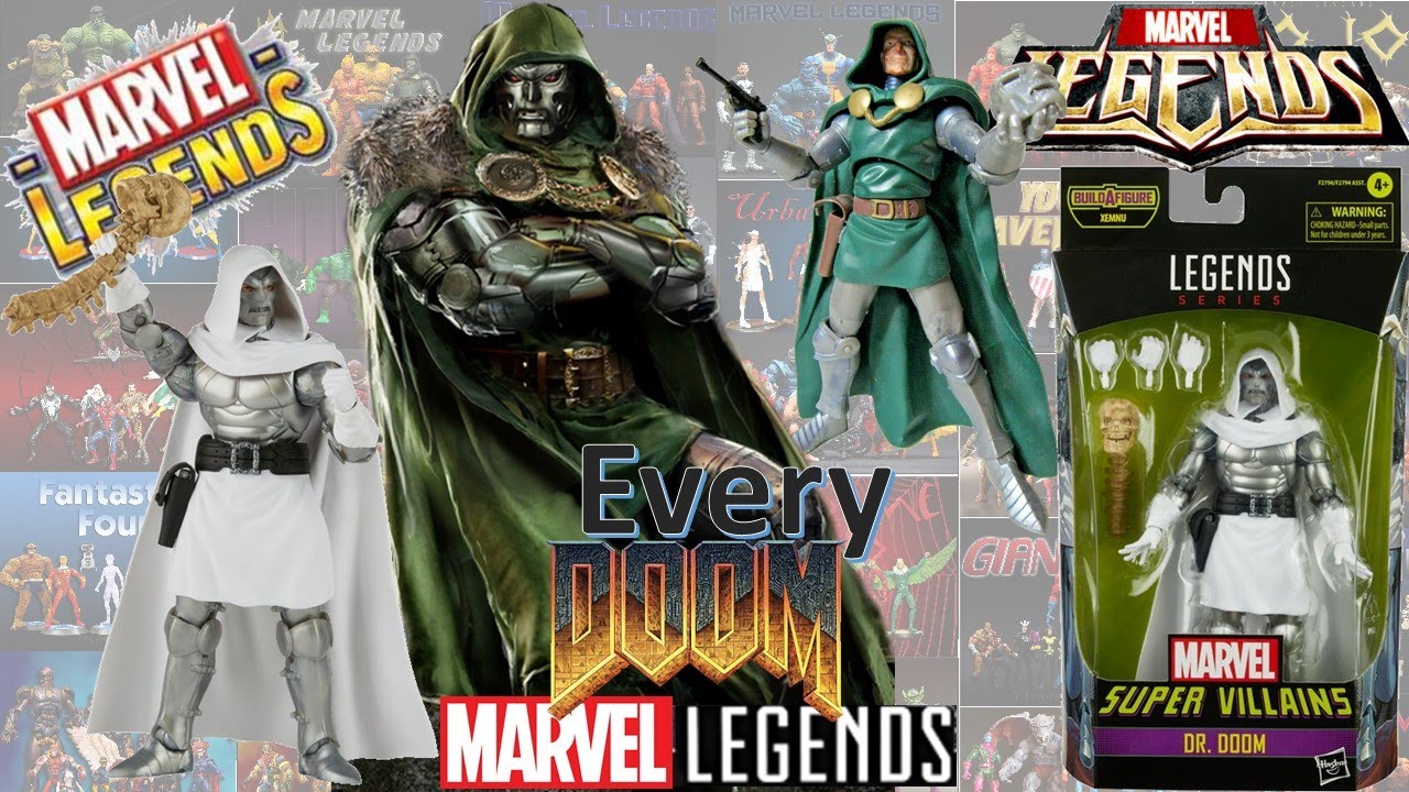 see newer video* Every Marvel Legends Dr. Doom Toybiz and