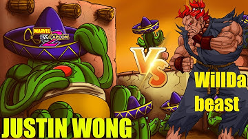 MvC2 Mvci Umvc3 JUSTIN WONG vs WillDabeast (Low Tiers) pt 1