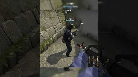 Ancient B Site easier way to do the  one way ramp smoke | CSGO