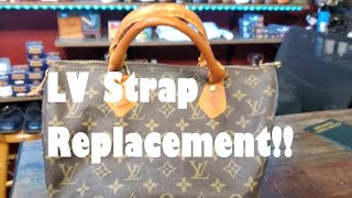 Louis Vuitton Bag Side Strap Repair & Cleaning — SoleHeeled