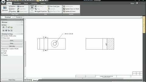 Section View Thread Display Improvement
