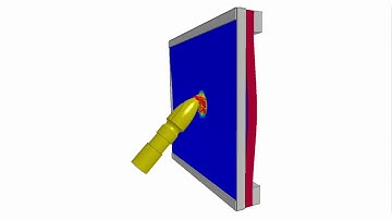 LS-DYNA SPH: Impact on aluminum plates