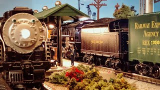 Layout Updates and Running Sessions on the “Mini-Marceline” Model Railroad - July 2021