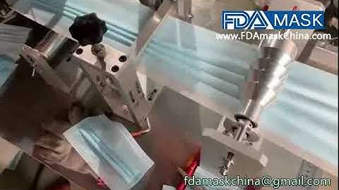 3ply mask raw material roll installation training video on mask production line
