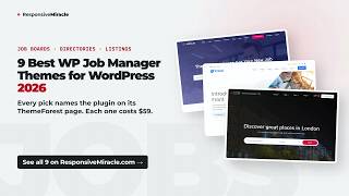 9 Best WP Job Manager Themes for WordPress 2026 – Job Board & Directory Themes