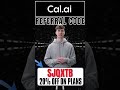Cal AI Latest Referral Code "SJQXTB" Enjoy 20% Discount on All Plans 💸⚡