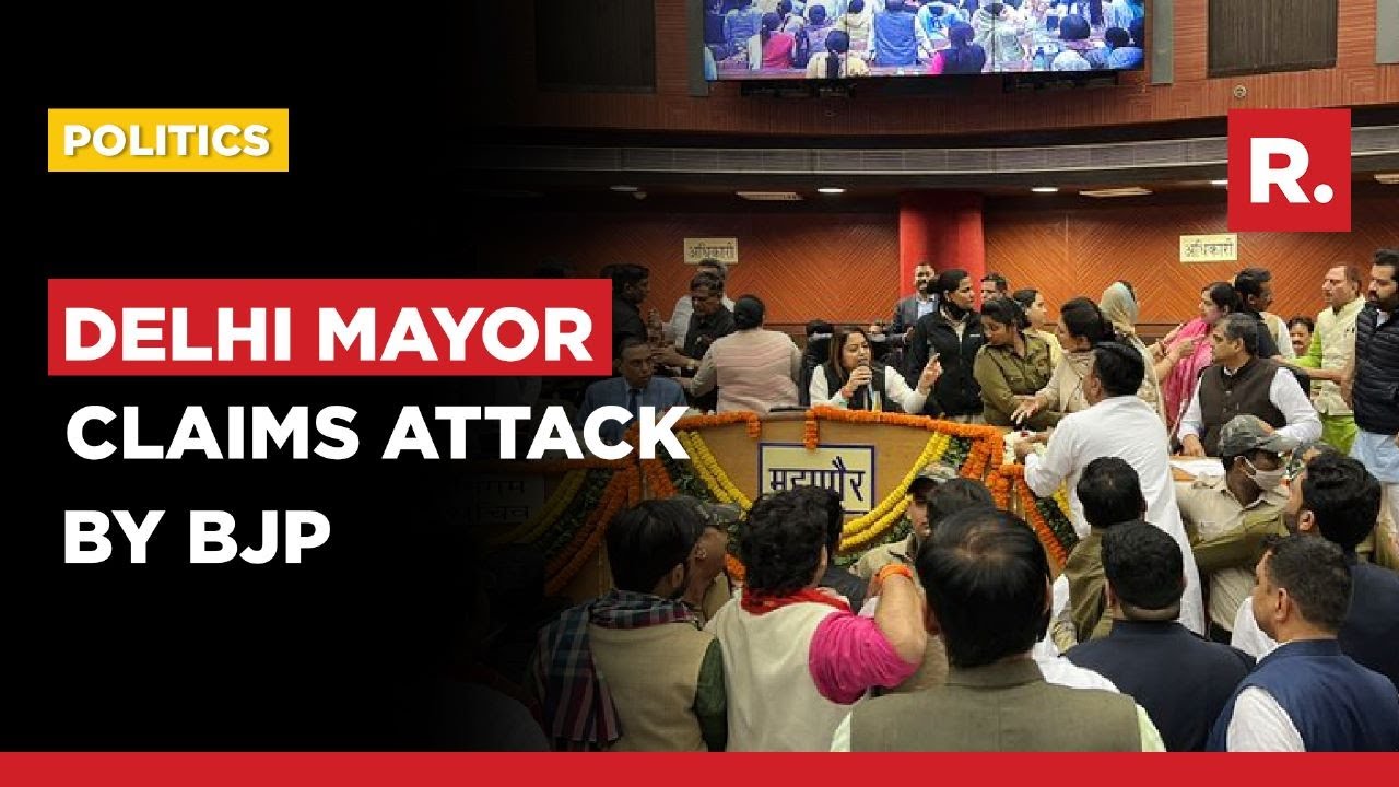 Delhi Mayor Shelly Oberoi Claims attack by BJP Councillors Amid Ruckus At MCD House