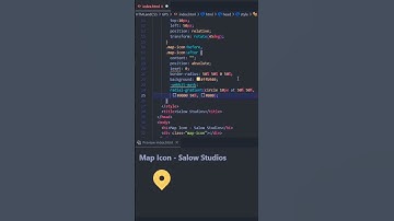 Map Icon Animation HTML and CSS ✅📌