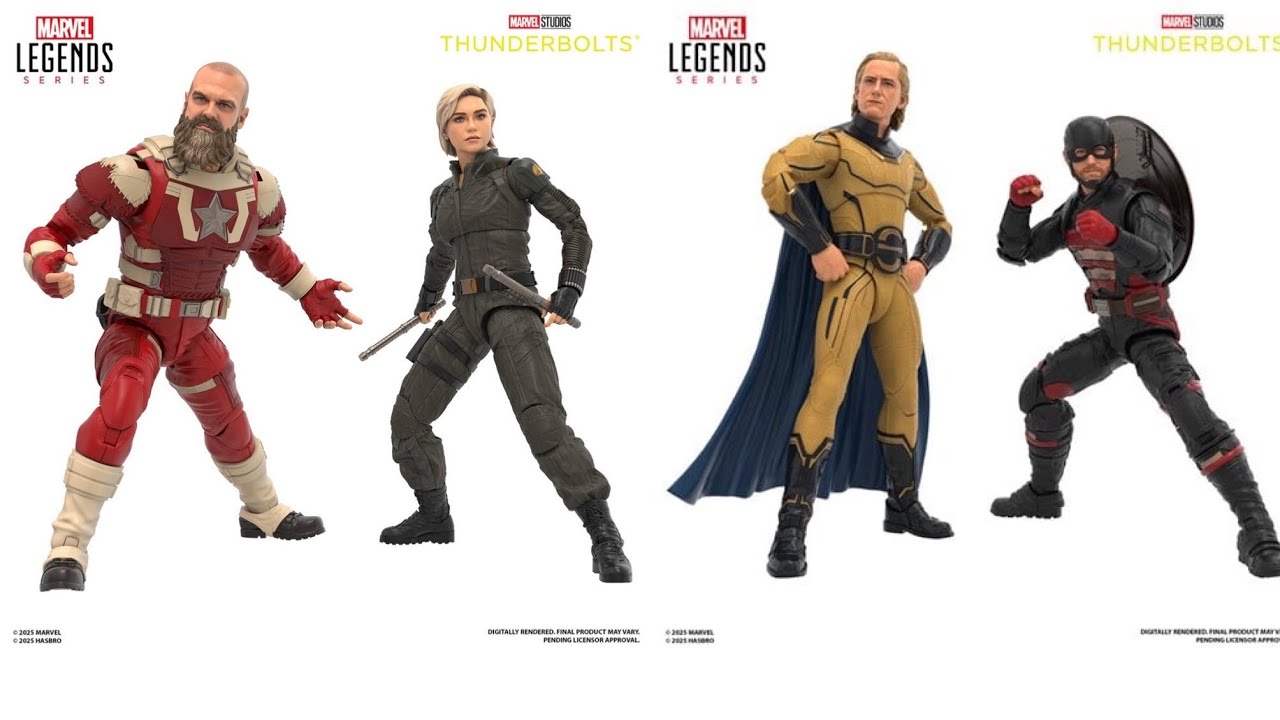 New Marvel Legends Thunderbolts action figures preorder now at