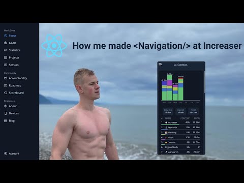 How we do React Navigation Sidebar/Topbar at Increaser