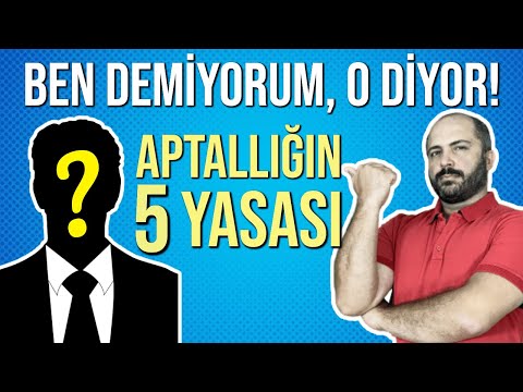 APTALLIĞIN 5 YASASI - APTALLAR NASIL TESPİT EDİLİR?