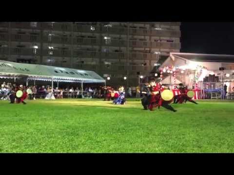 しんか　豊見城市豊見城団地祭り1-2　エイサー