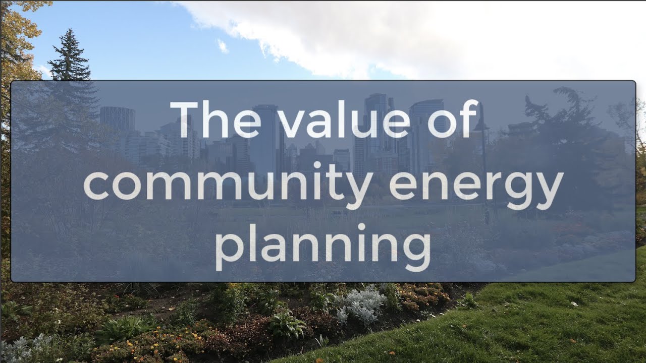 The value of community energy planning