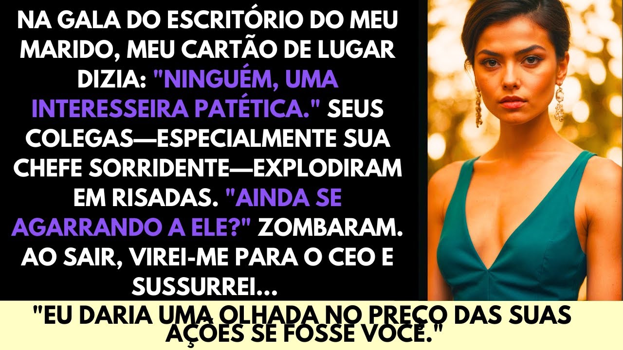 Meu Marido e o Chefe Riram de Mim No Baile — Mas Um Sussurro ao CEO Tirou o Sorriso Deles