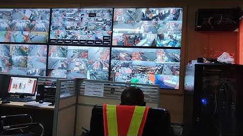 IP CCTV Project at Tincan Island Port, Apapa with 2x3 Video Wall