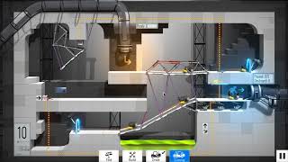 Bridge Constructor Portal: Test Chamber 10