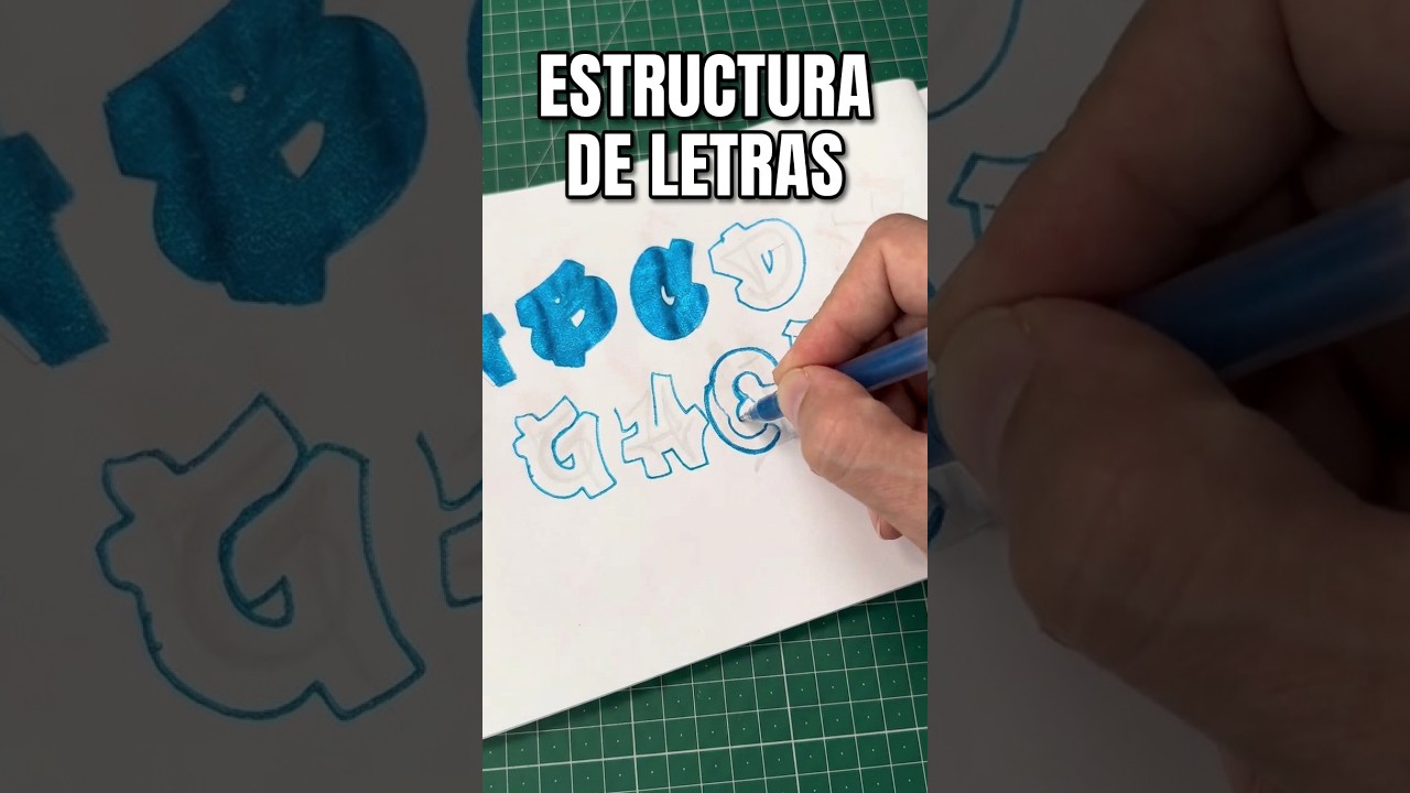 El secreto de las letras perfectas 🤫 #graffiti #tutorial #dibujo