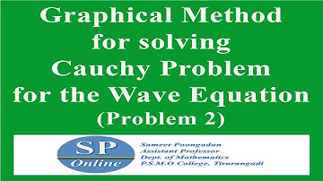 S3 M.Sc; PDE; Lecture 37-Graphical Method for Solving Cauchy Problem for the Wave Equation-Problem2