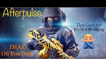 Afterpulse Testing The New ANGRIFF Gear Set 👿