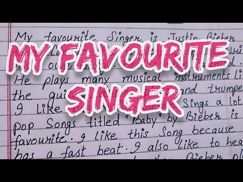 essay about famous singer