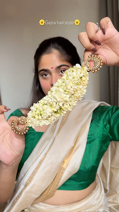 Onam hairstyle🌺 #youtube #hairstyle #hack #hairhacks #onam
