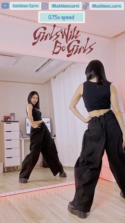 ITZY “Girls Will Be Girls” #dancetutorial 0.75x Slow Music #dancecover #dancechallenge