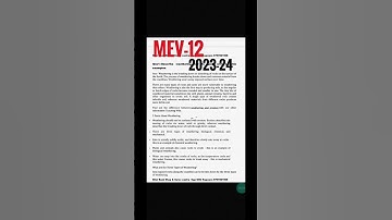 Mev 12 ignou solved assignment  2023-24-25 WhatsApp:- 8603418154. Order Now. In English & Hindi