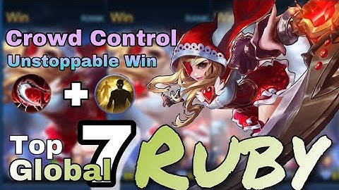 Top Global Ruby GamePlay 2020 - crowd control , unstoppable win | Top Global Ruby by Vall