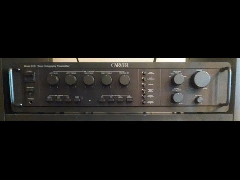 Vintage Carver C-16 Stereo Preamp - Quick and Dirty Video