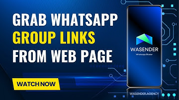 WaSender - 2. Grab WhatsApp Group Links From Web  Page