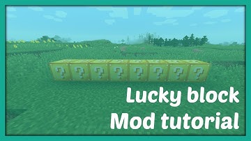 LUCKY BLOCK MOD || Tutorial [Nederlands/Dutch]