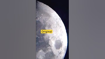 #wow  - Asteroid Hitting The Moon! #nasa #telescope #moon #spacestation #asteroid #shorts